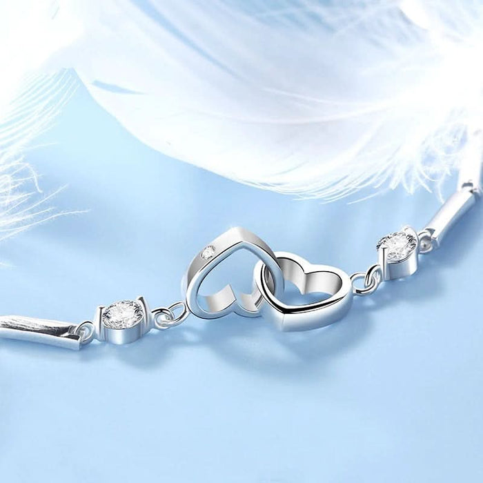 Hearts Bracelet — pairing hearts design for matching best friend bracelets
